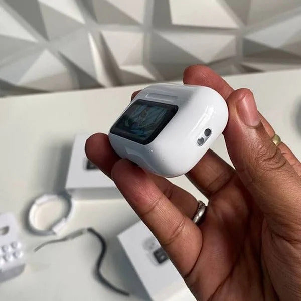 Wireless Earbuds with LCD Touchscreen